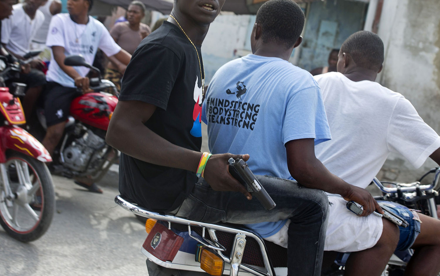  Haiti Unrest: Students took the streets.