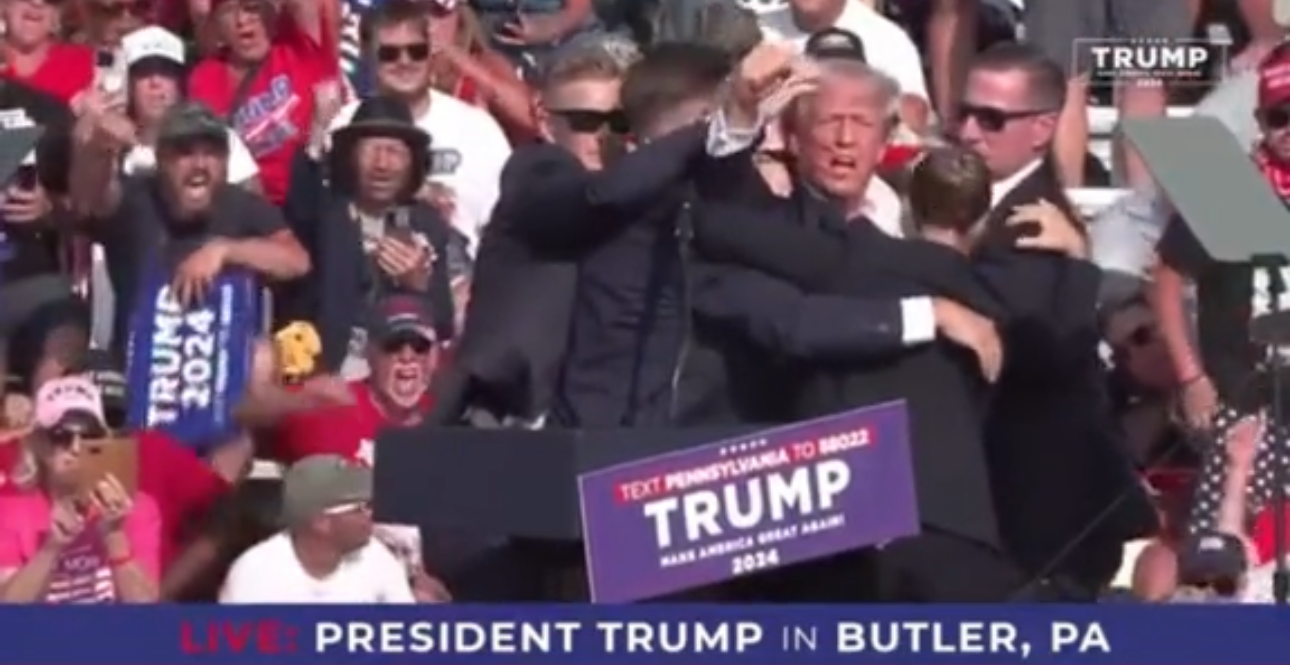 Attempted Assassination of Donald Trump at Pennsylvania Rally: Shots Fired